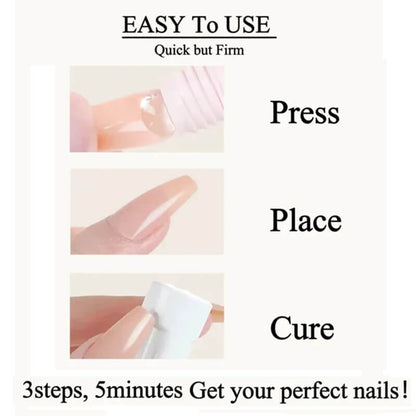 Ultra-Strong Solid Nail Adhesive Gel