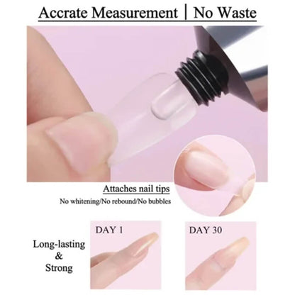 Ultra-Strong Solid Nail Adhesive Gel